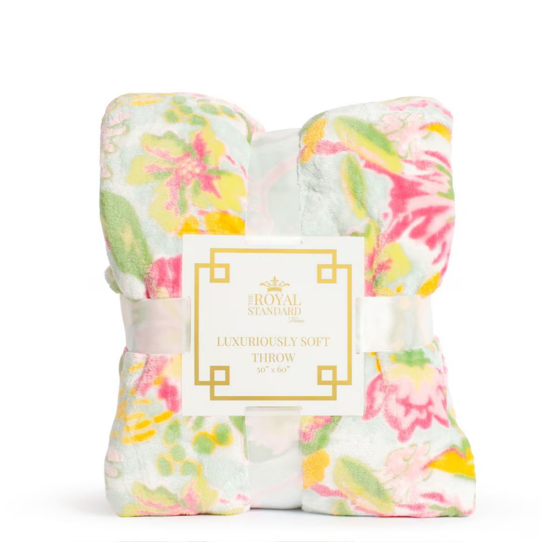 Summer Bouquet Throw Blanket