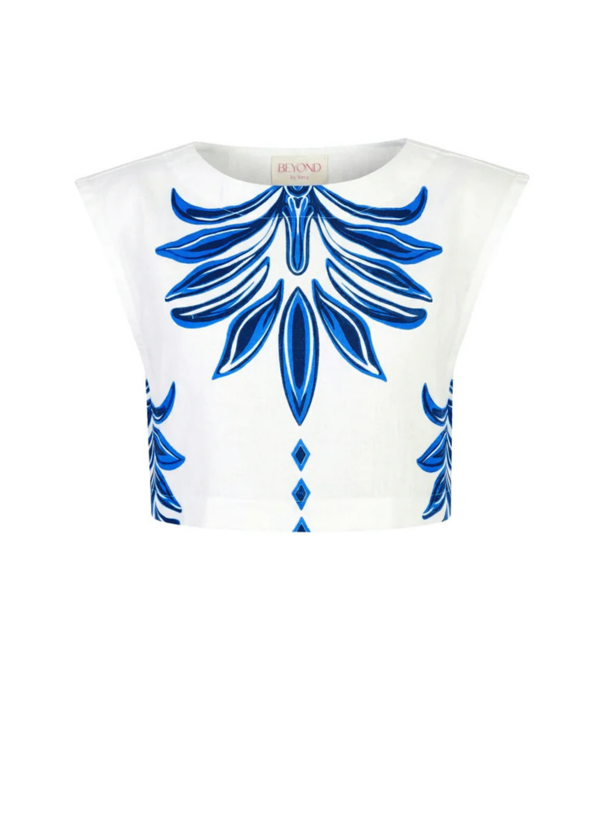 Piper Top- Palm Springs Navy