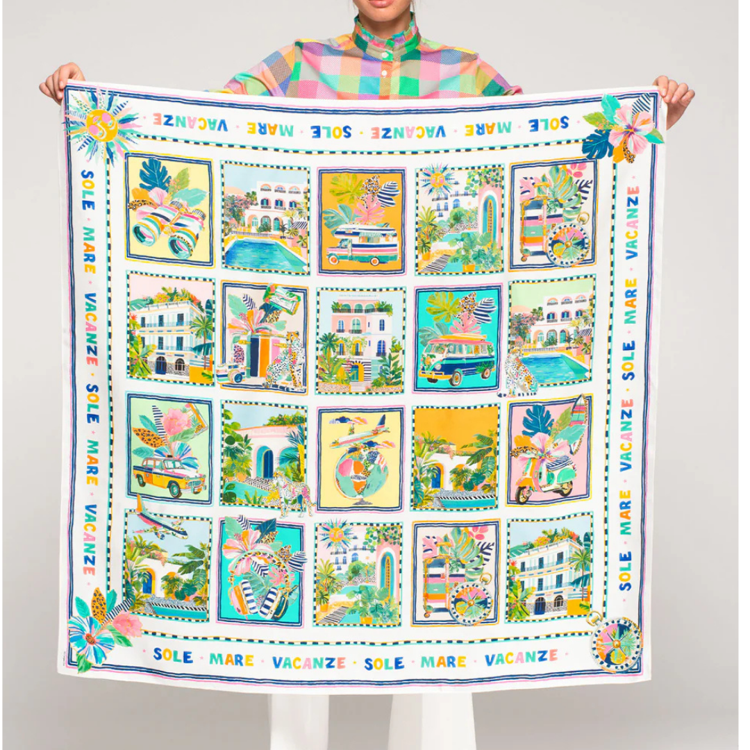 Sole mare Vacanze Silk Scarf