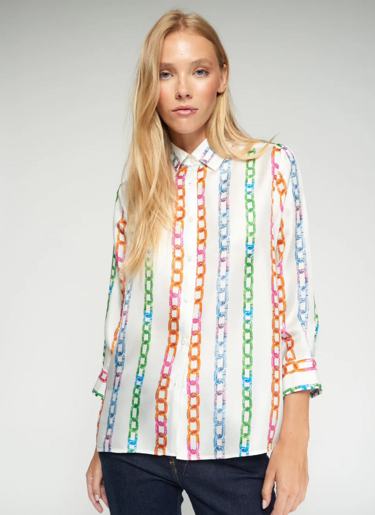 Lucite Chains Silk Shirt