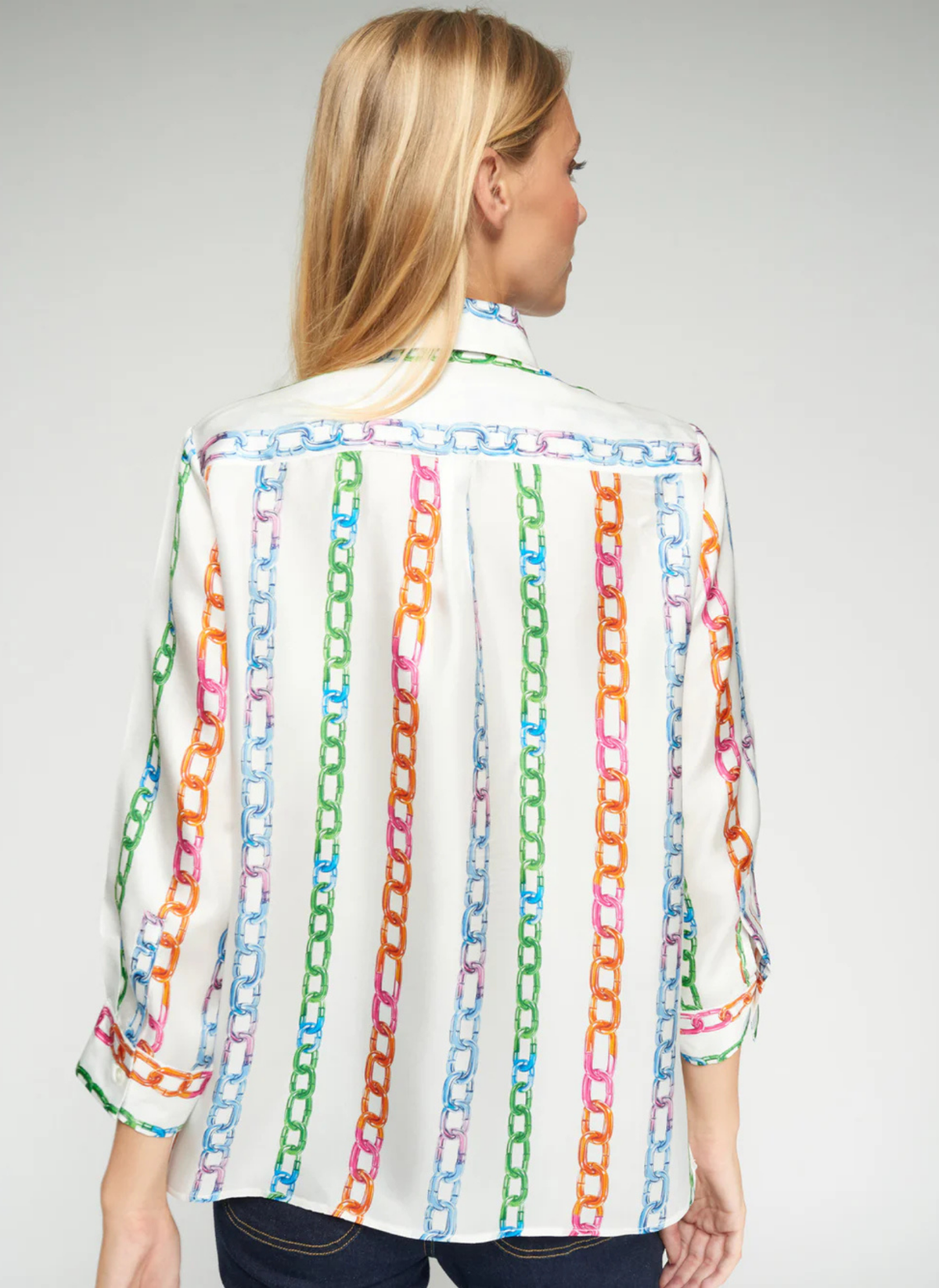Lucite Chains Silk Shirt