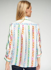Lucite Chains Silk Shirt