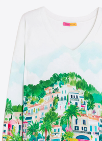 Mediterranean V-Neck Sweater
