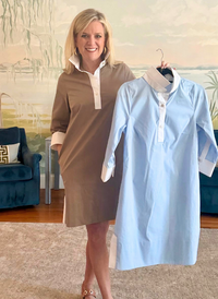 Cotton Shirt Tail Dress