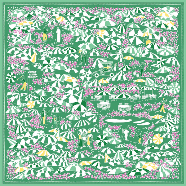 Printed Satin Scarf