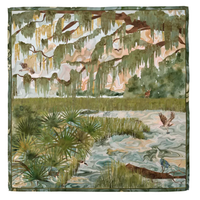 Printed Satin Scarf