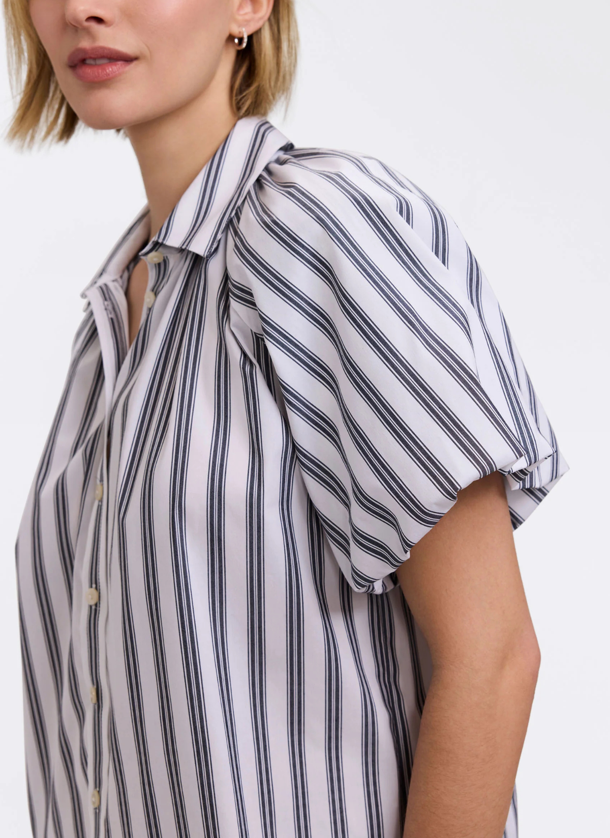 Paula Puff Sleeve Stripe Top
