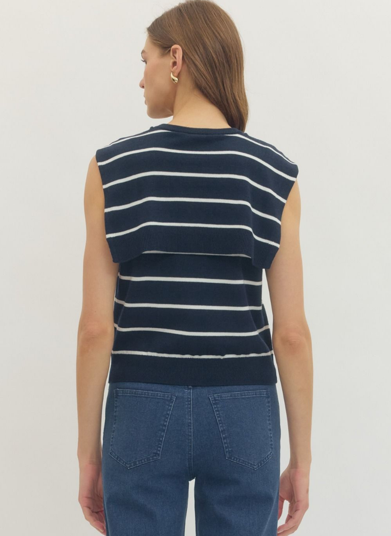 Sail Away Shawl Sweater Tank