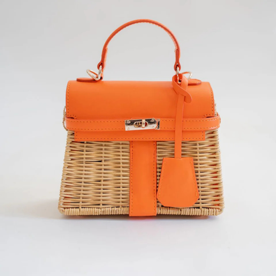 Celine Wicker Handbag