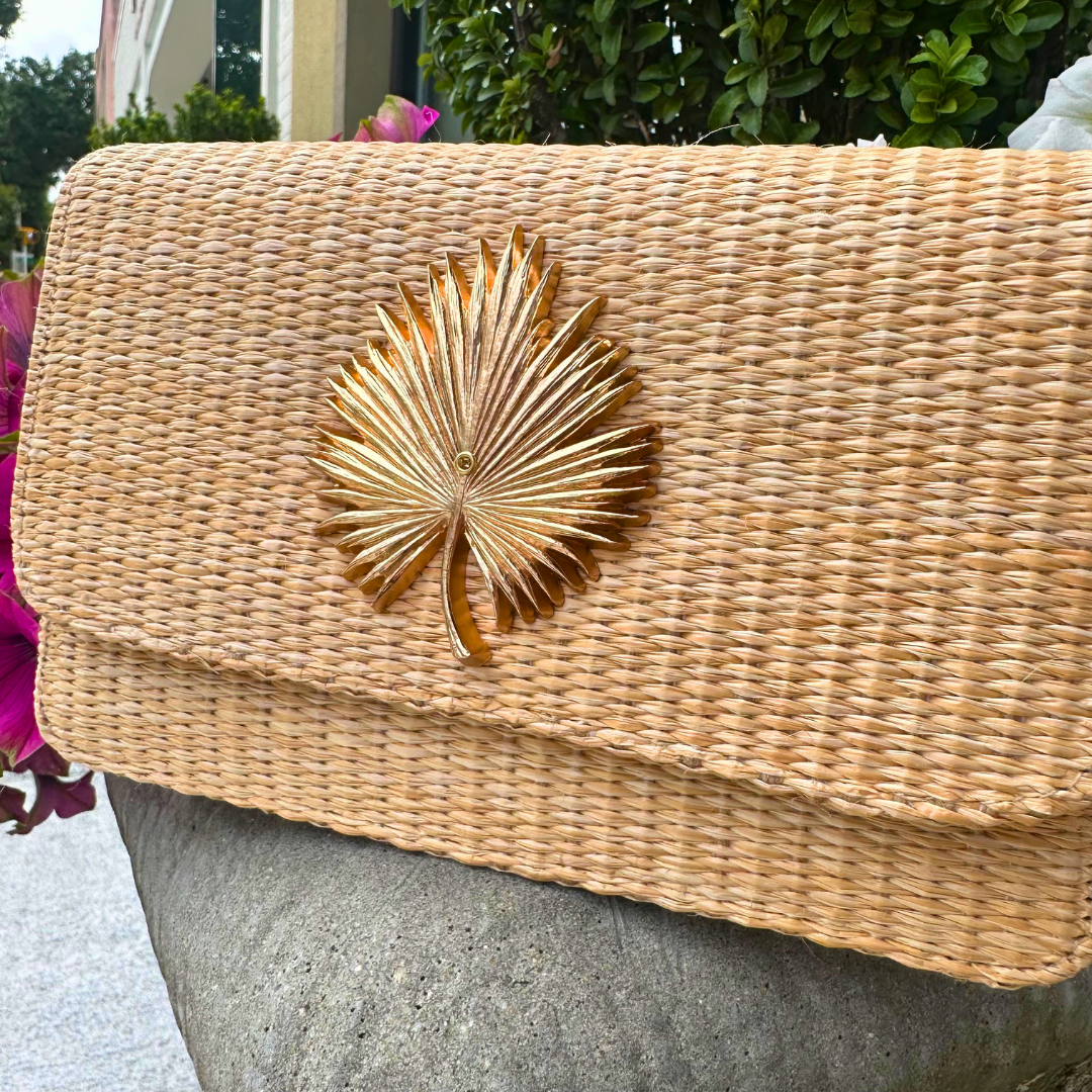 The Ruby Straw Clutch