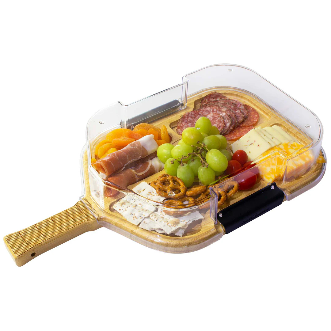 Locking Lid Covered Charcuterie Board
