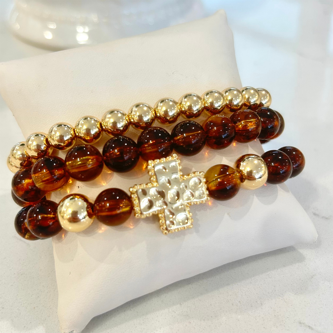 Square Cross Bracelet Set