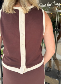 Border Stripe Skort Set