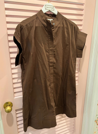 Misty Stitched Shirt Dress