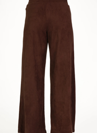 Sasha Suede Pant - Chicory