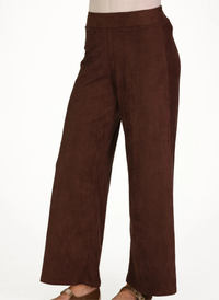 Sasha Suede Pant - Chicory