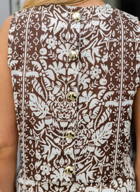 Printed Midi Skirt Set