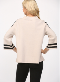 Audrey Stripe Cuff Sweater