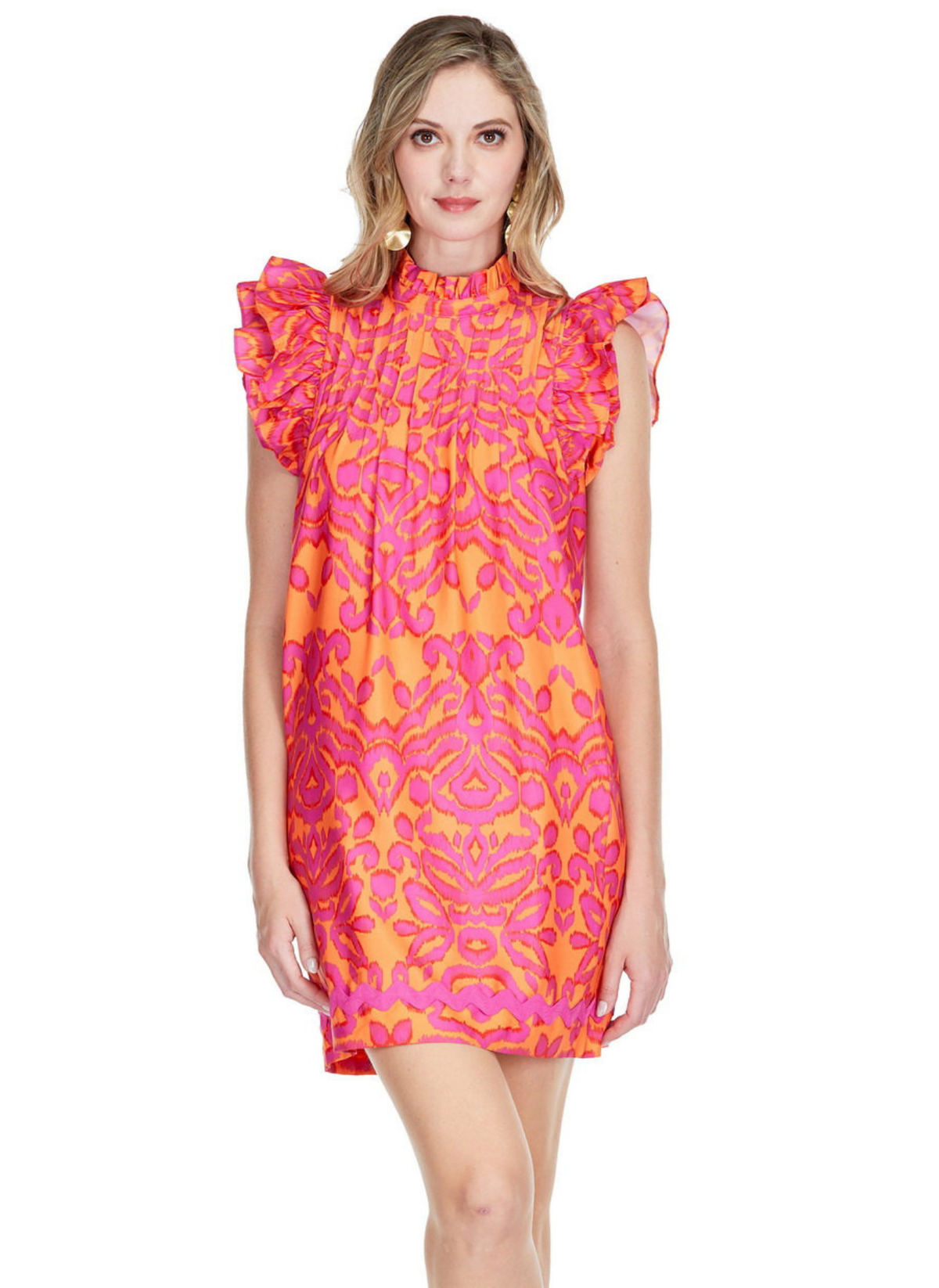 Ruffles Pleated Honolulu Dress