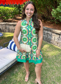 Hip Floral Shirt Dress