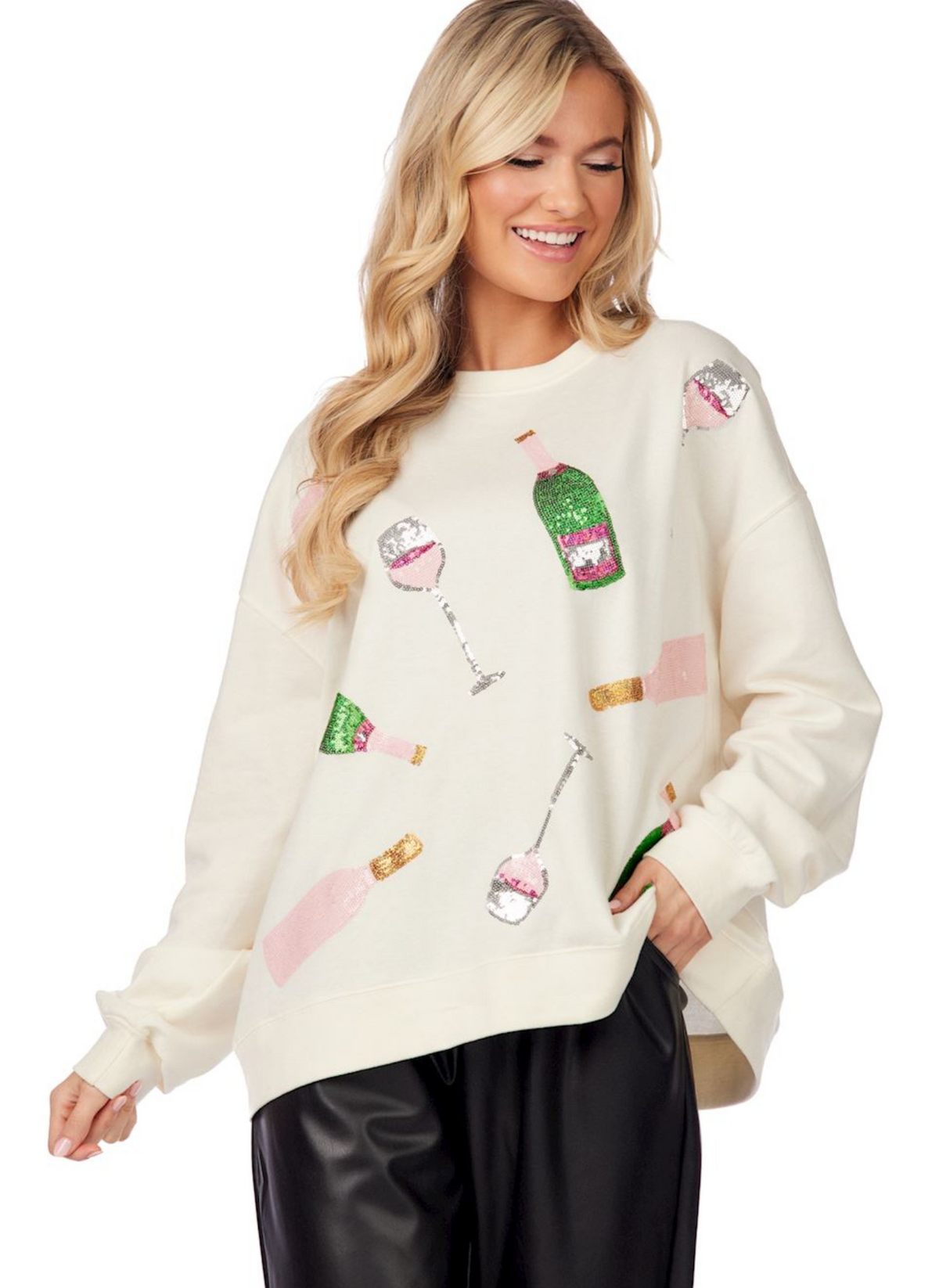 Champagne Sparkle Sweatshirt