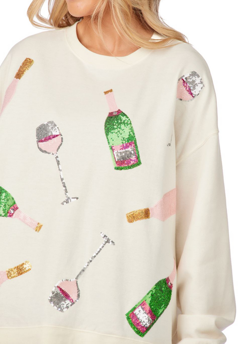 Champagne Sparkle Sweatshirt