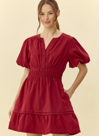 Claudia Puff Sleeve Dress