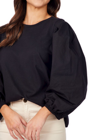 Dillon Poplin Sleeve Top