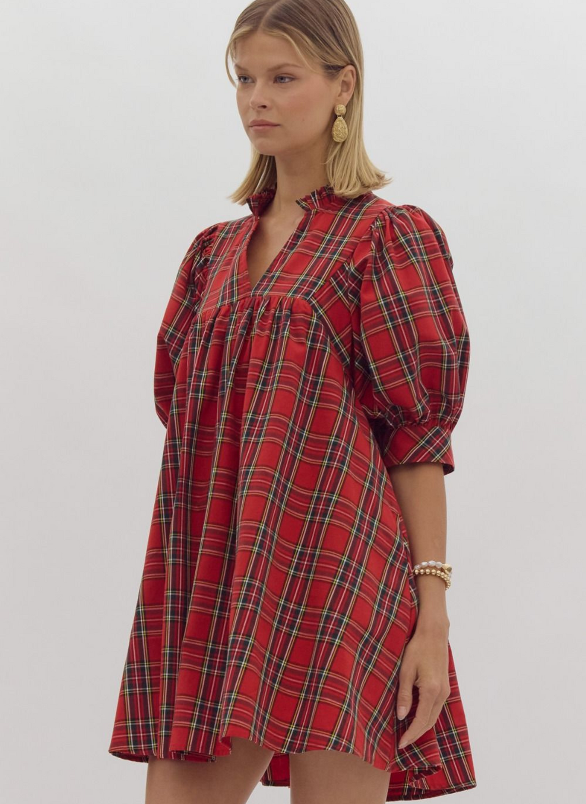 Plaid Party Dress