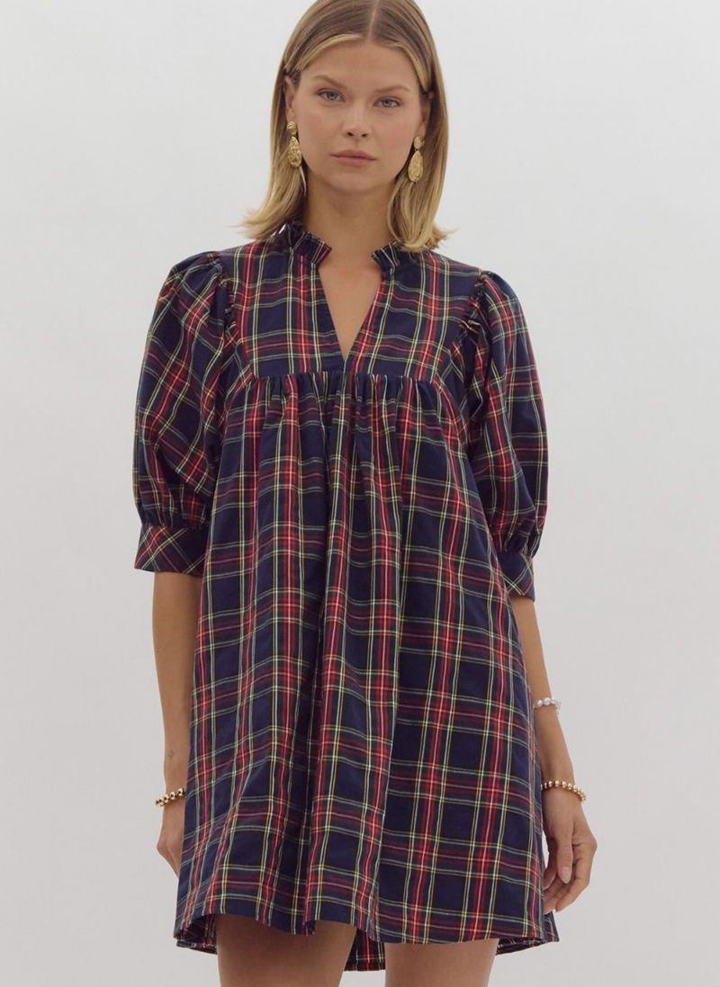 Plaid Party Dress