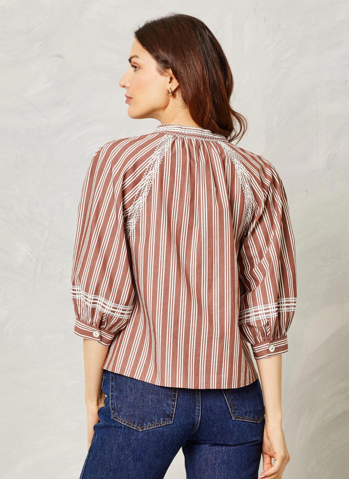 Eleanor Stripe Top