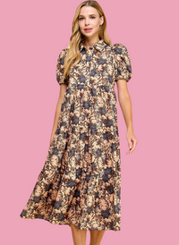 Felicity Floral Midi Dress