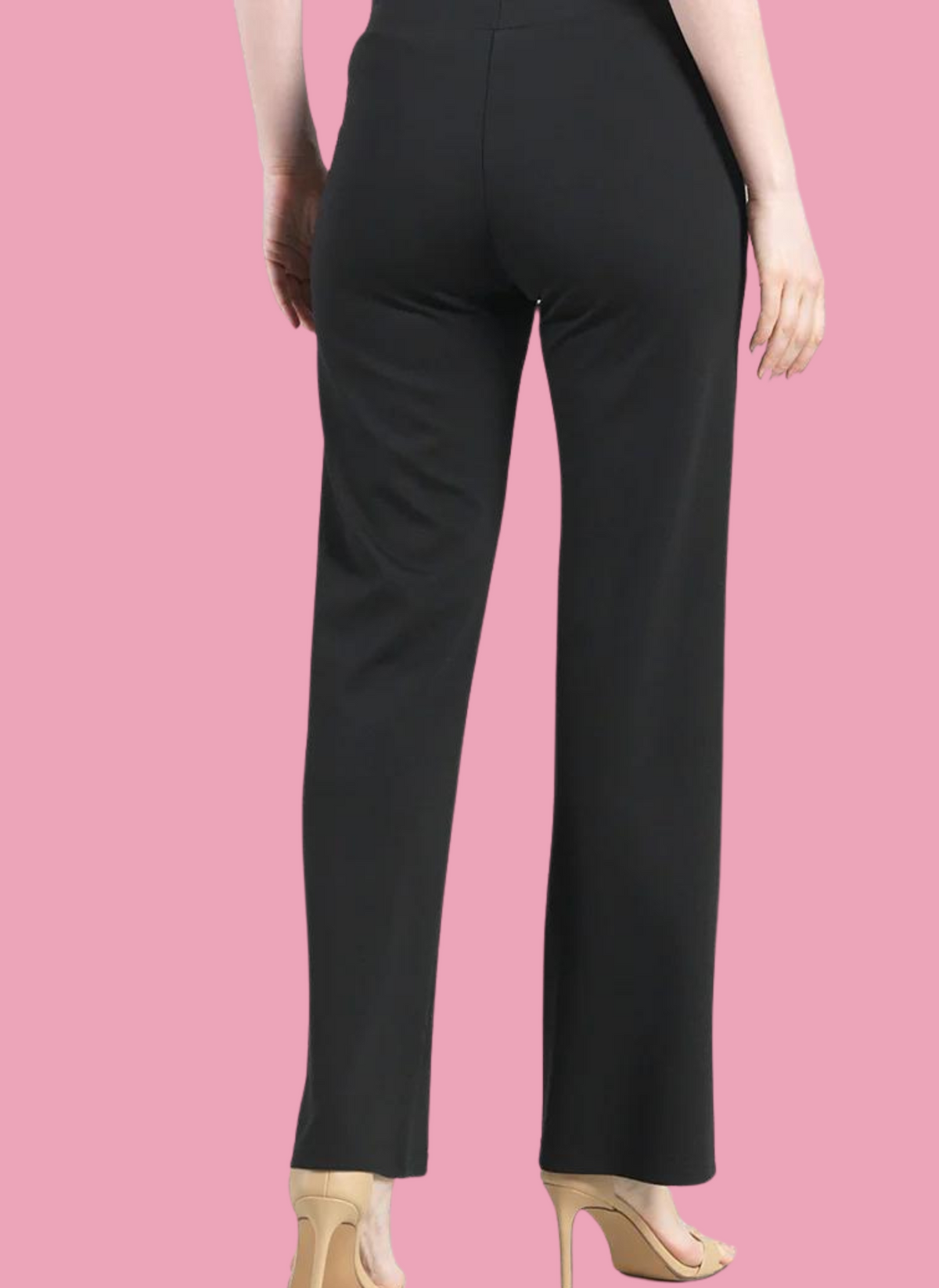 Ponte Loose Leg Pocket Pant