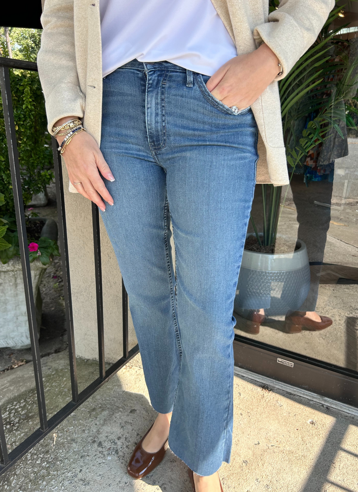 Starlet Boot Crop Denim- Sunset Blvd