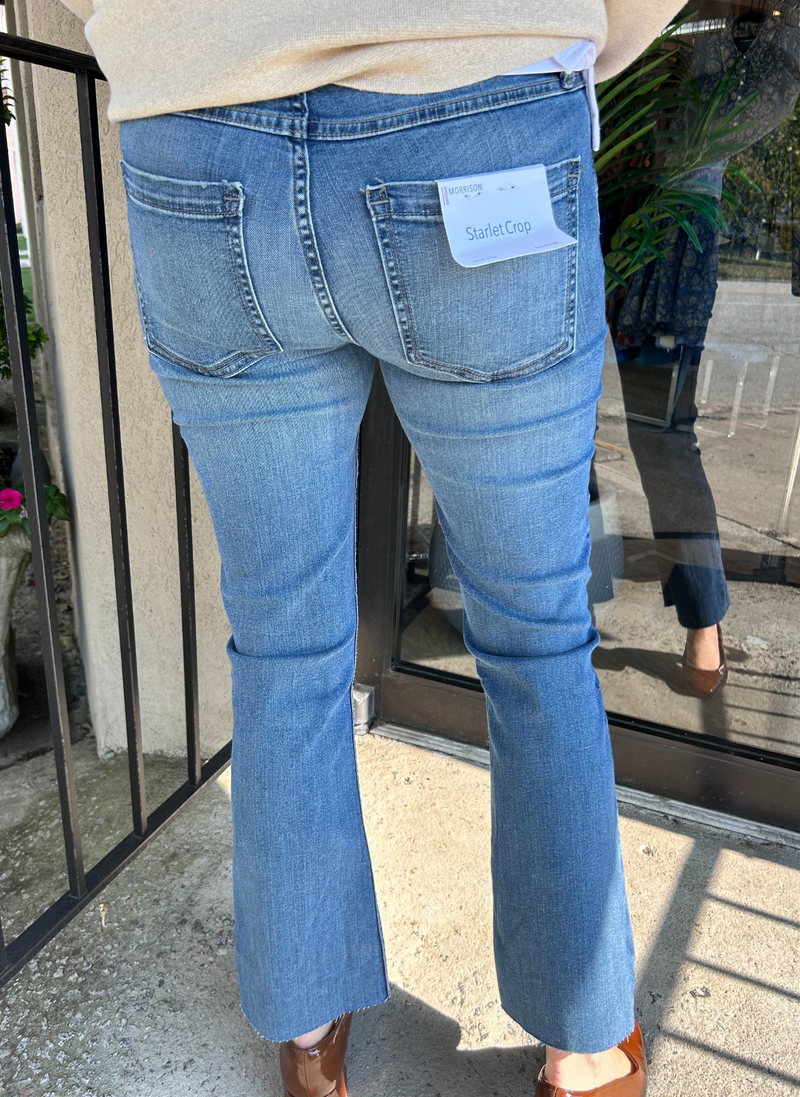 Starlet Boot Crop Denim- Sunset Blvd