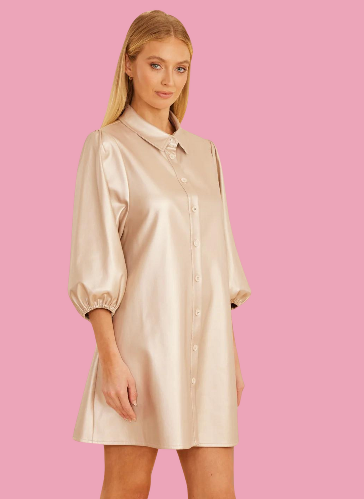 Leather tunic dress online