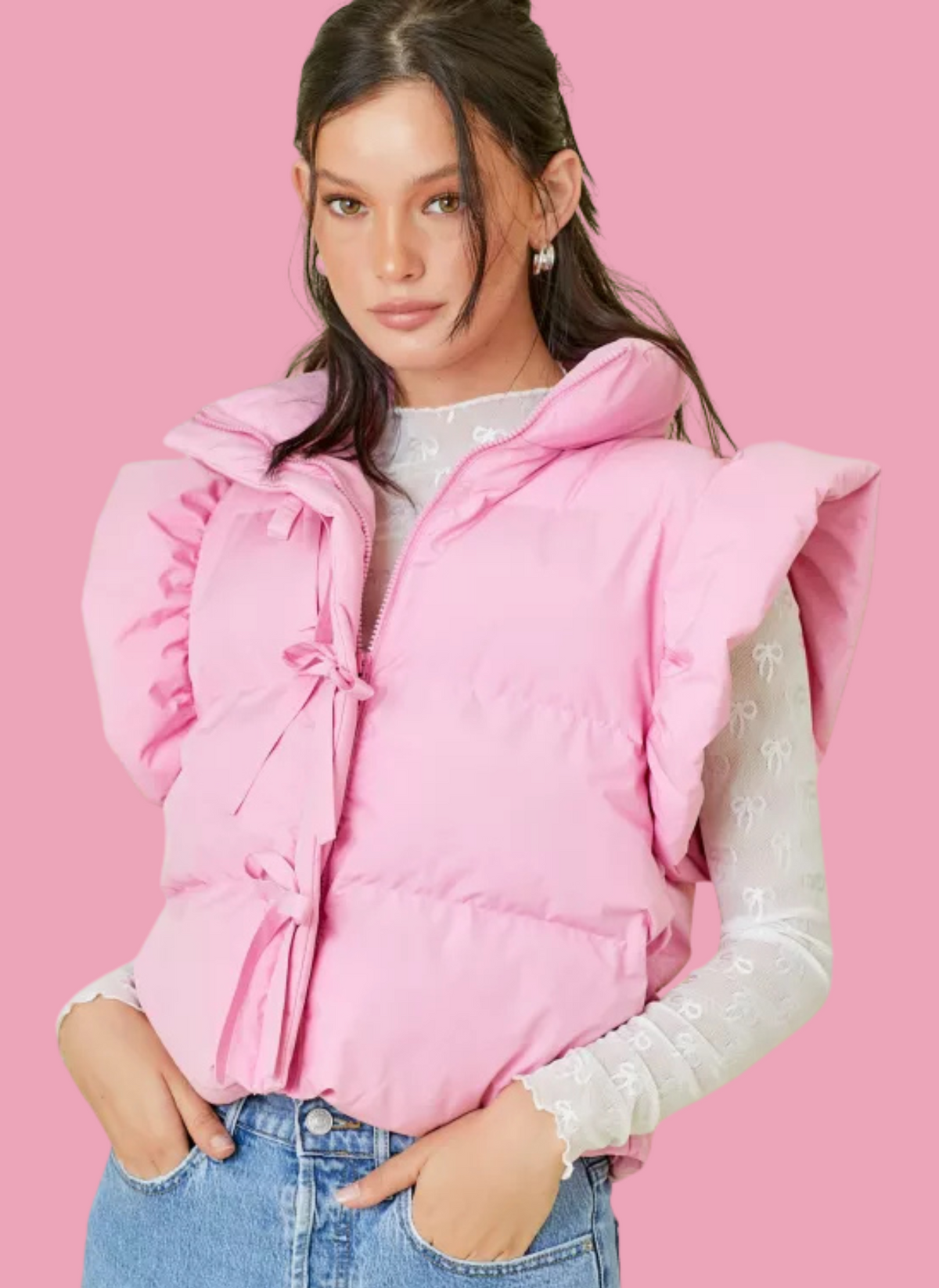 Just jeans puffer vest deals