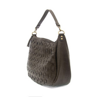 Kali Woven Slouchy Hobo Handbag