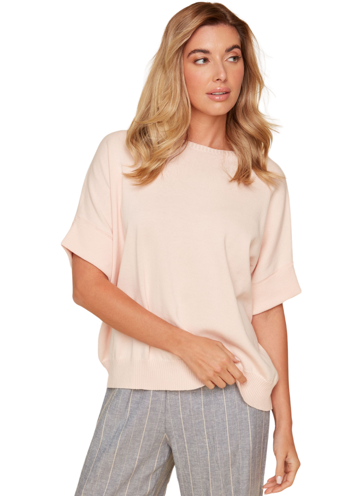 Short Sleeve Dolman Sweater