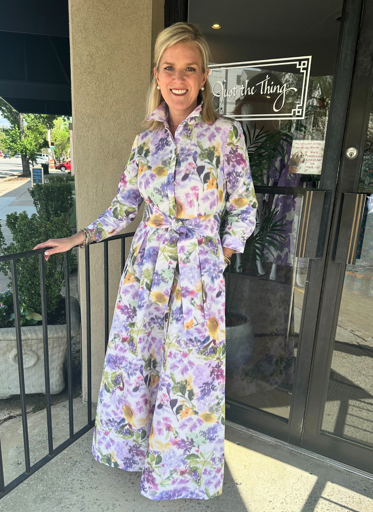 Tafetta Maxi Shirt Dress