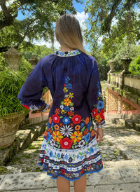 Malta Mini Dress - Palermo Navy