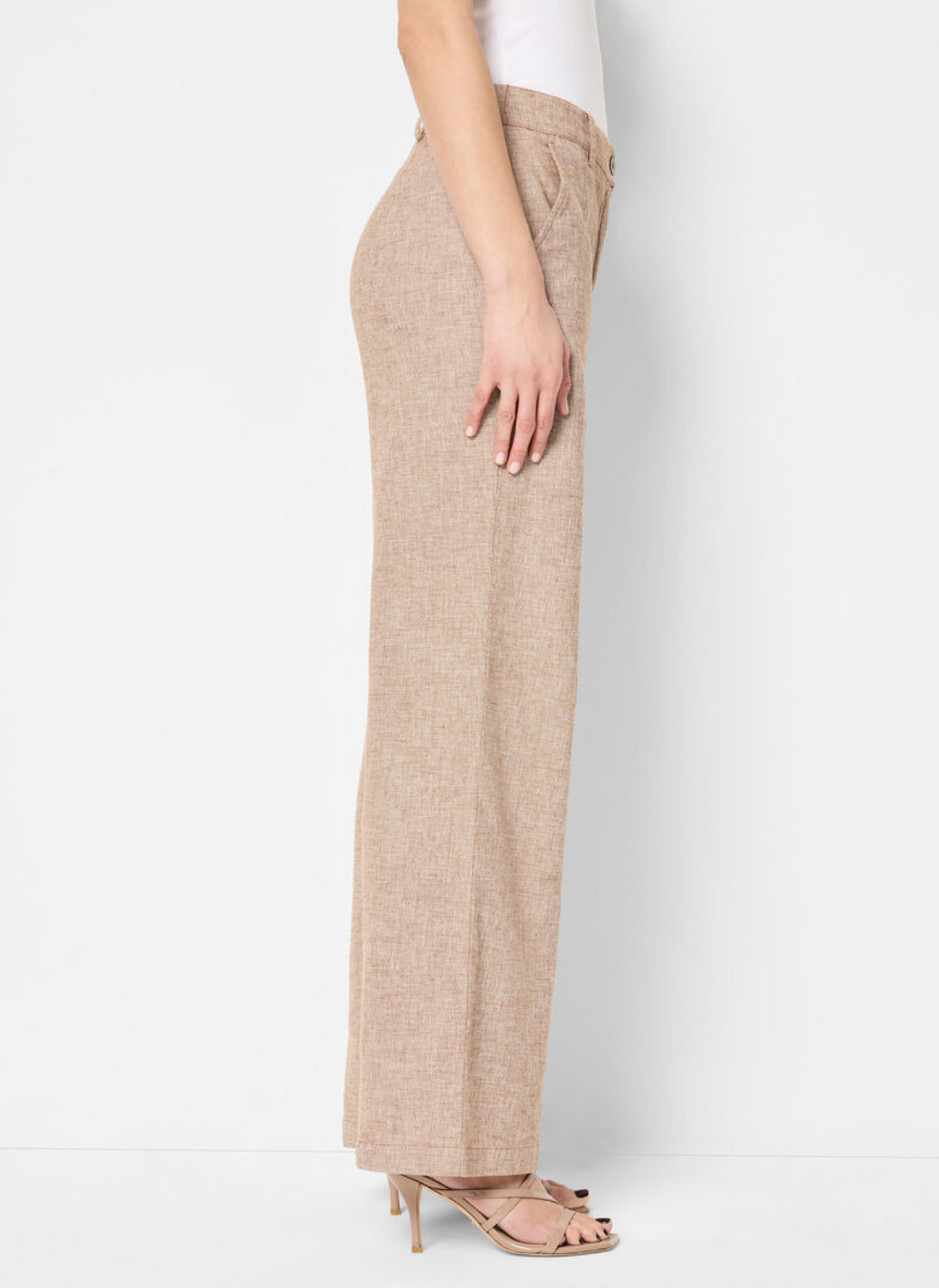 Linen Cotton Eliot Wide-Leg Pant
