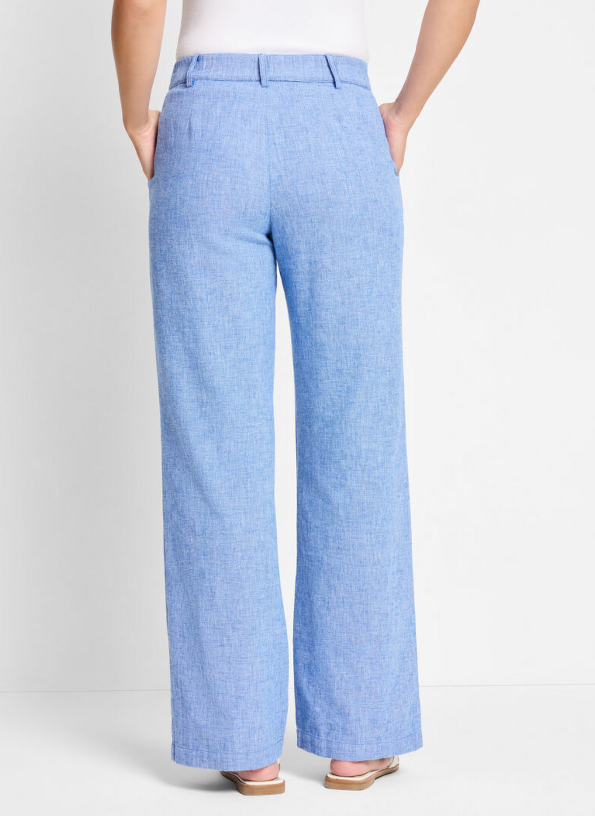 Linen Cotton Eliot Wide-Leg Pant