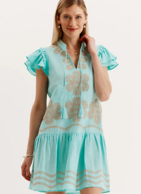 Aimee Embroidered Dress