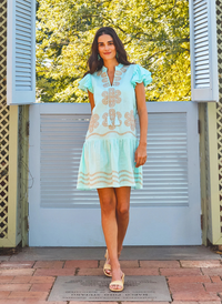 Aimee Embroidered Dress
