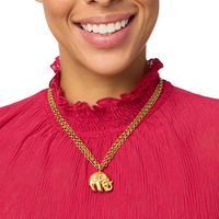 Elephant Pendant Necklace