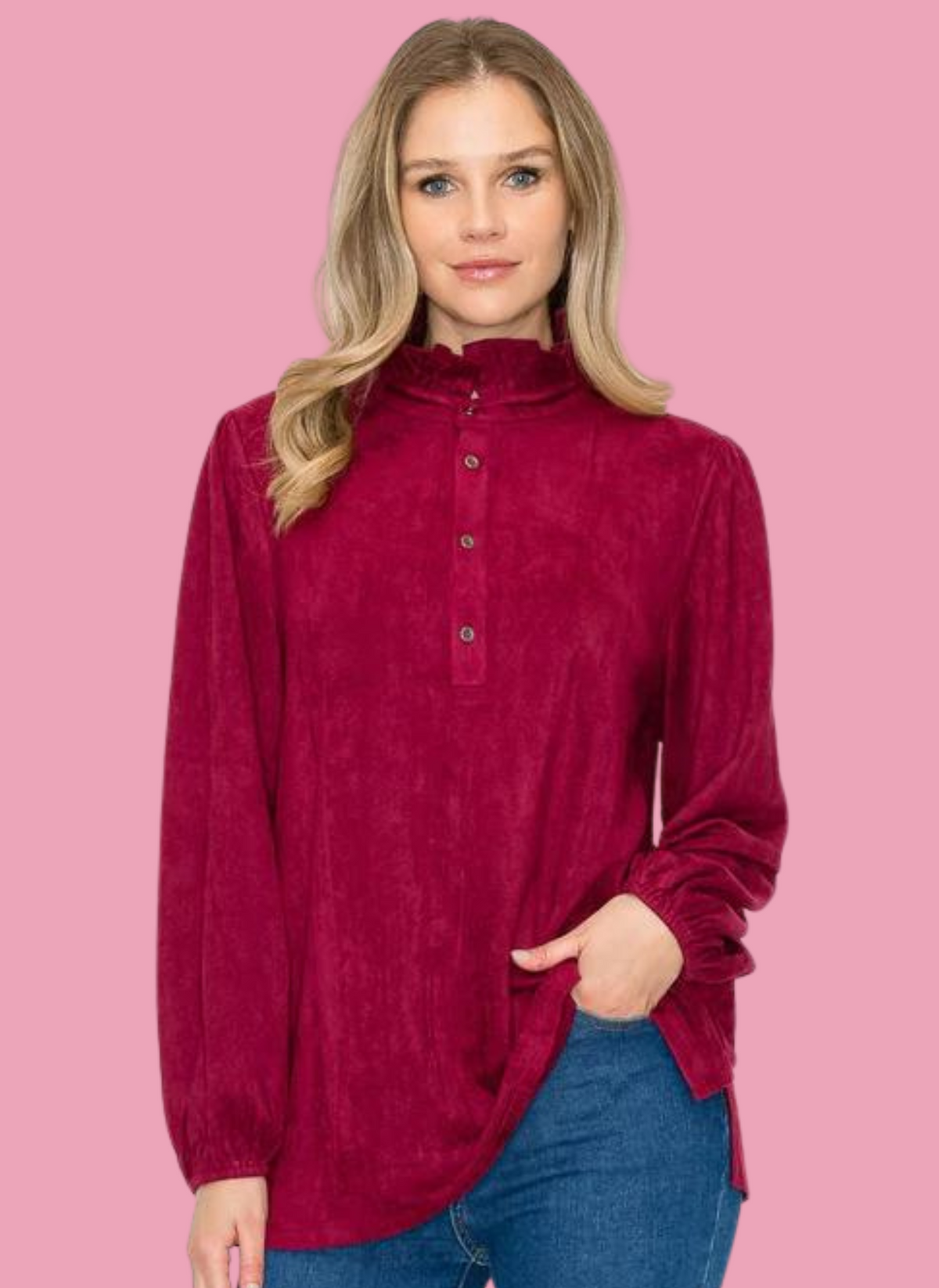 Willabella Suede Top