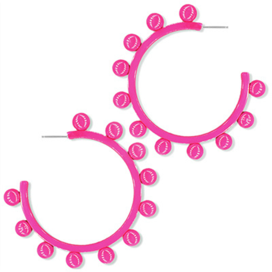 Studded Ball Color Hoops