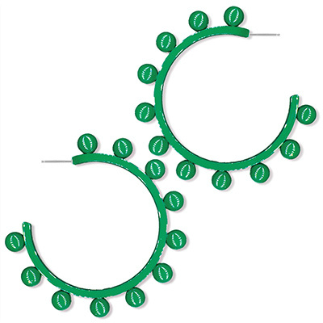 Studded Ball Color Hoops