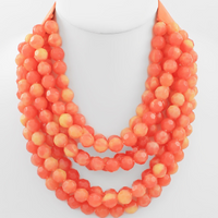 Multi Row Beaded Necklace